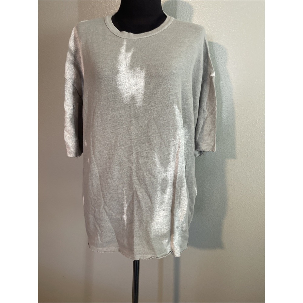 Zara Women Grey Tie Dye Top Size M